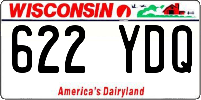 WI license plate 622YDQ
