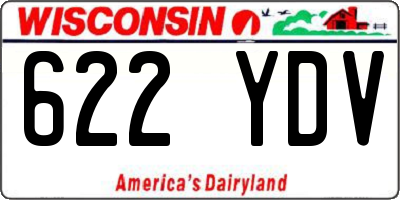 WI license plate 622YDV