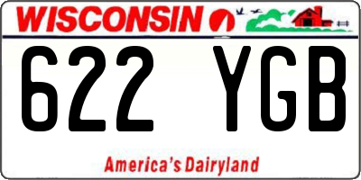 WI license plate 622YGB