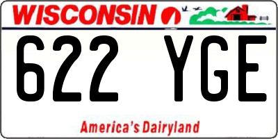 WI license plate 622YGE