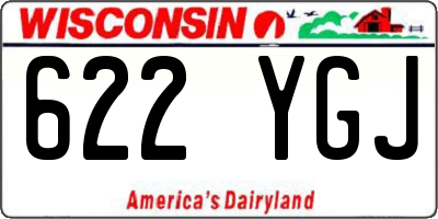WI license plate 622YGJ
