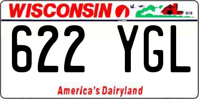 WI license plate 622YGL