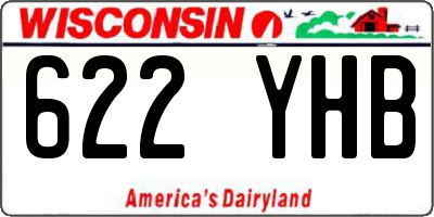 WI license plate 622YHB