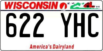 WI license plate 622YHC