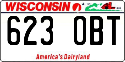 WI license plate 623OBT