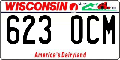 WI license plate 623OCM
