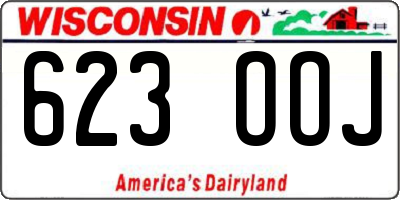 WI license plate 623OOJ