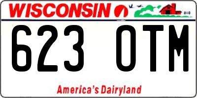 WI license plate 623OTM