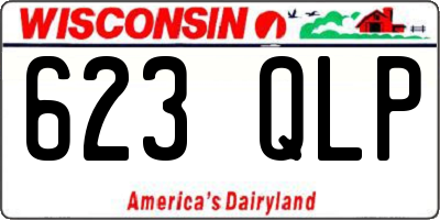 WI license plate 623QLP