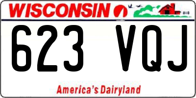 WI license plate 623VQJ