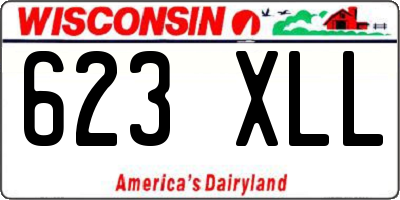 WI license plate 623XLL