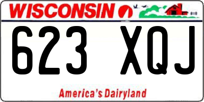 WI license plate 623XQJ