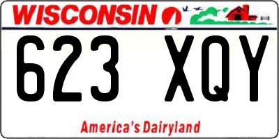 WI license plate 623XQY