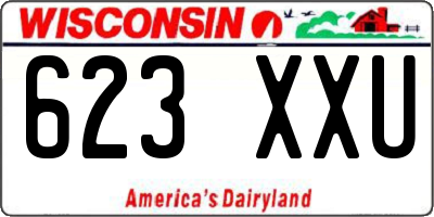 WI license plate 623XXU