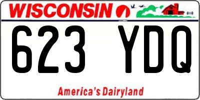 WI license plate 623YDQ