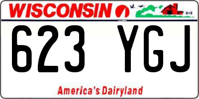 WI license plate 623YGJ