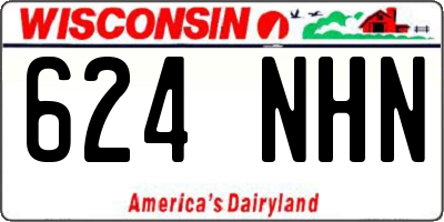 WI license plate 624NHN
