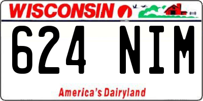 WI license plate 624NIM