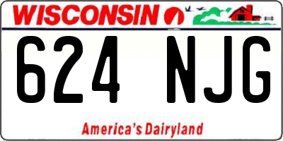 WI license plate 624NJG