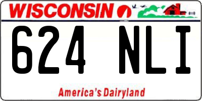 WI license plate 624NLI