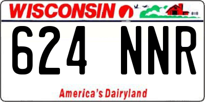 WI license plate 624NNR