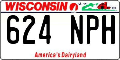 WI license plate 624NPH