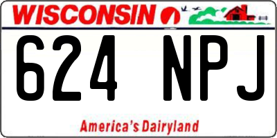 WI license plate 624NPJ