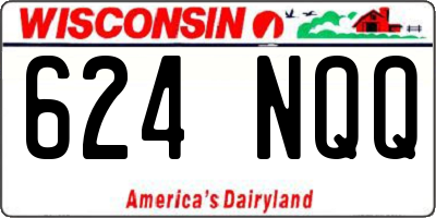 WI license plate 624NQQ