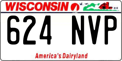 WI license plate 624NVP