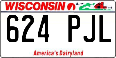 WI license plate 624PJL