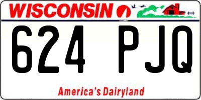 WI license plate 624PJQ