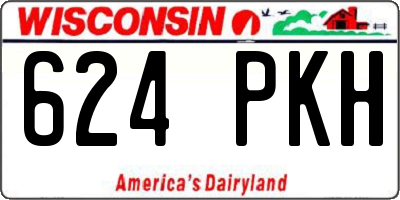 WI license plate 624PKH