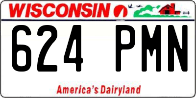 WI license plate 624PMN
