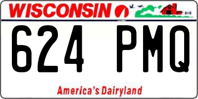 WI license plate 624PMQ