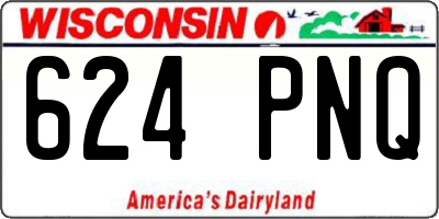 WI license plate 624PNQ