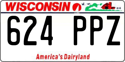 WI license plate 624PPZ