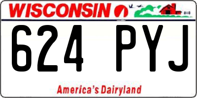 WI license plate 624PYJ