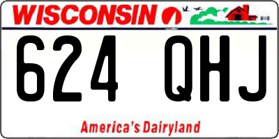 WI license plate 624QHJ