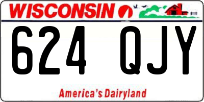 WI license plate 624QJY