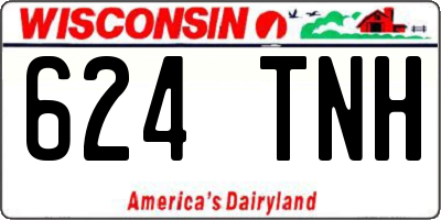 WI license plate 624TNH