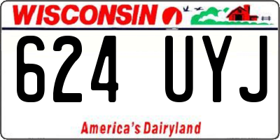 WI license plate 624UYJ