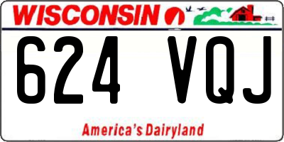WI license plate 624VQJ