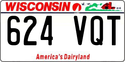 WI license plate 624VQT