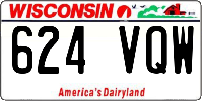 WI license plate 624VQW