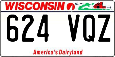 WI license plate 624VQZ