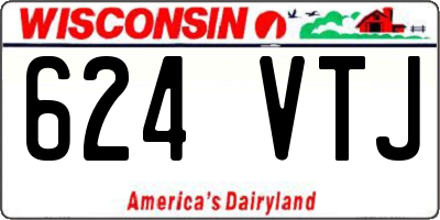 WI license plate 624VTJ