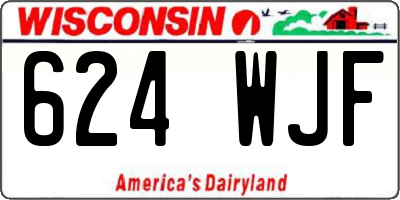 WI license plate 624WJF