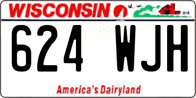 WI license plate 624WJH