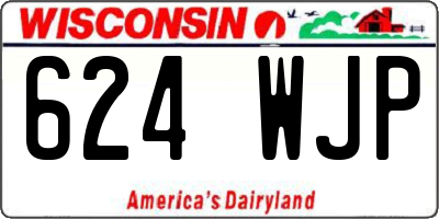 WI license plate 624WJP