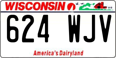 WI license plate 624WJV